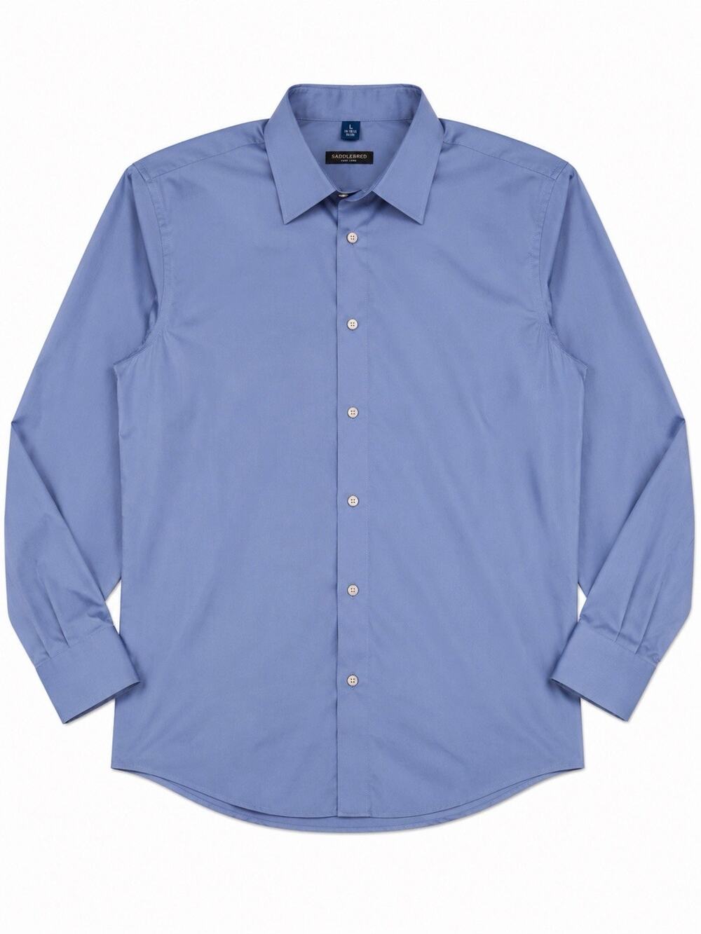 Botany 500 Men’s Large Blue Long Sleeve Button Up Dress Shirt Classic